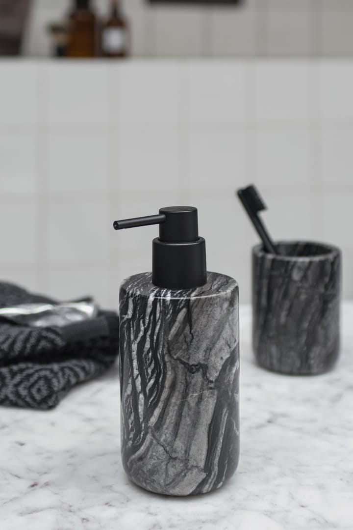 Marble zeeppomp 17,5 cm, Zwart-grijs Mette Ditmer