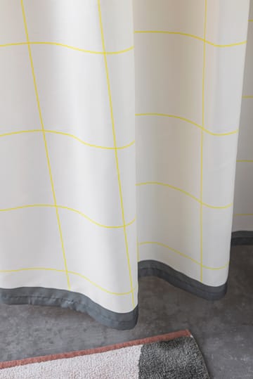 Mesh douchegordijn 150x200 cm - Geel - Mette Ditmer