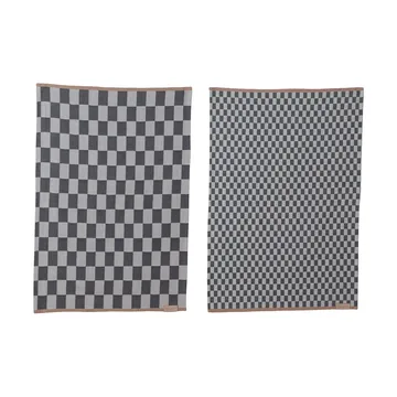 Mini-Max keukendoek 2-pack - Grijs (grijs), 50x70 cm - Mette Ditmer
