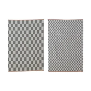 Mini-Max keukendoek 2-pack - Grijs (grijs), 50x70 cm - Mette Ditmer