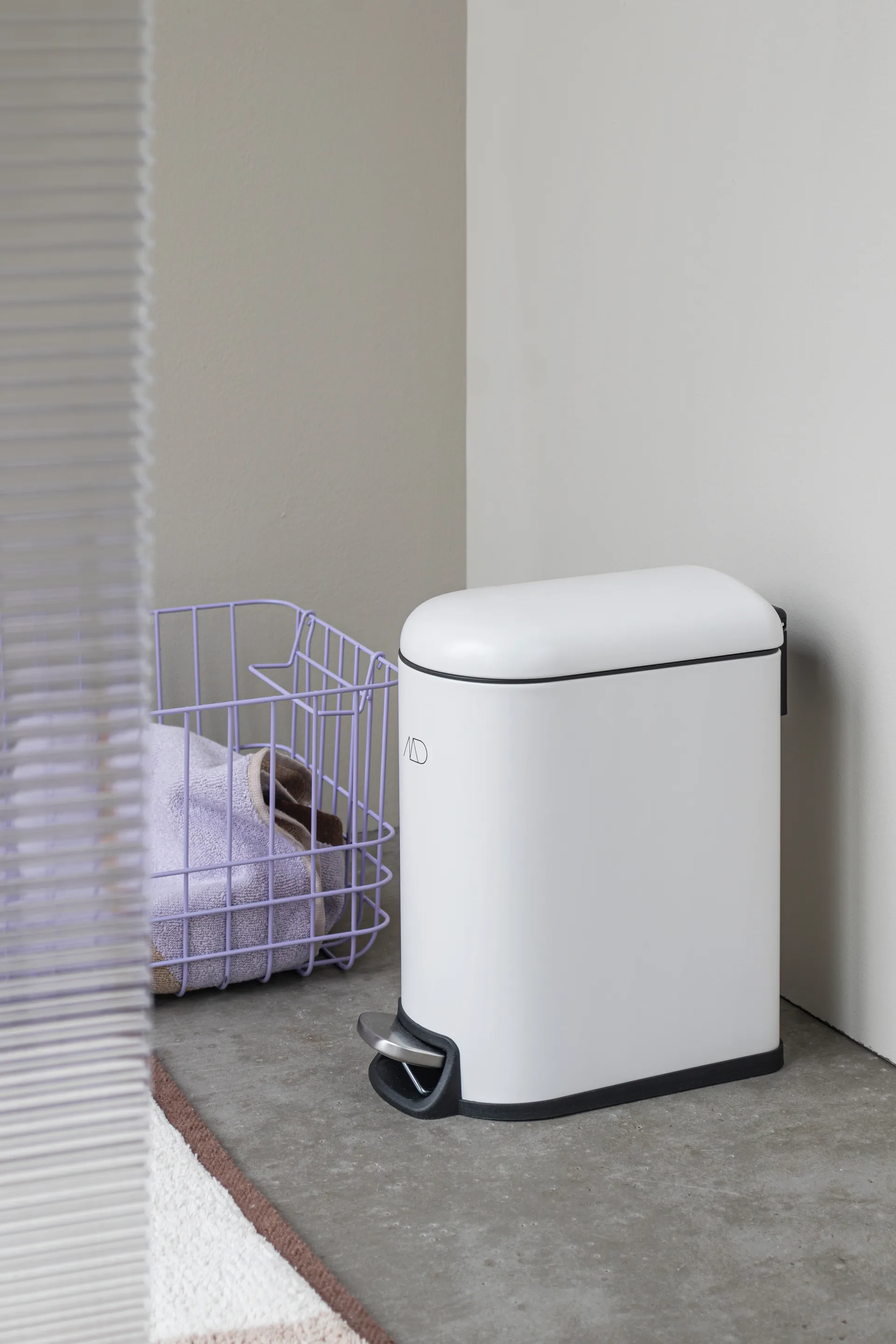 Mini-Walther pedaalemmer 5 L, Off-white Mette Ditmer