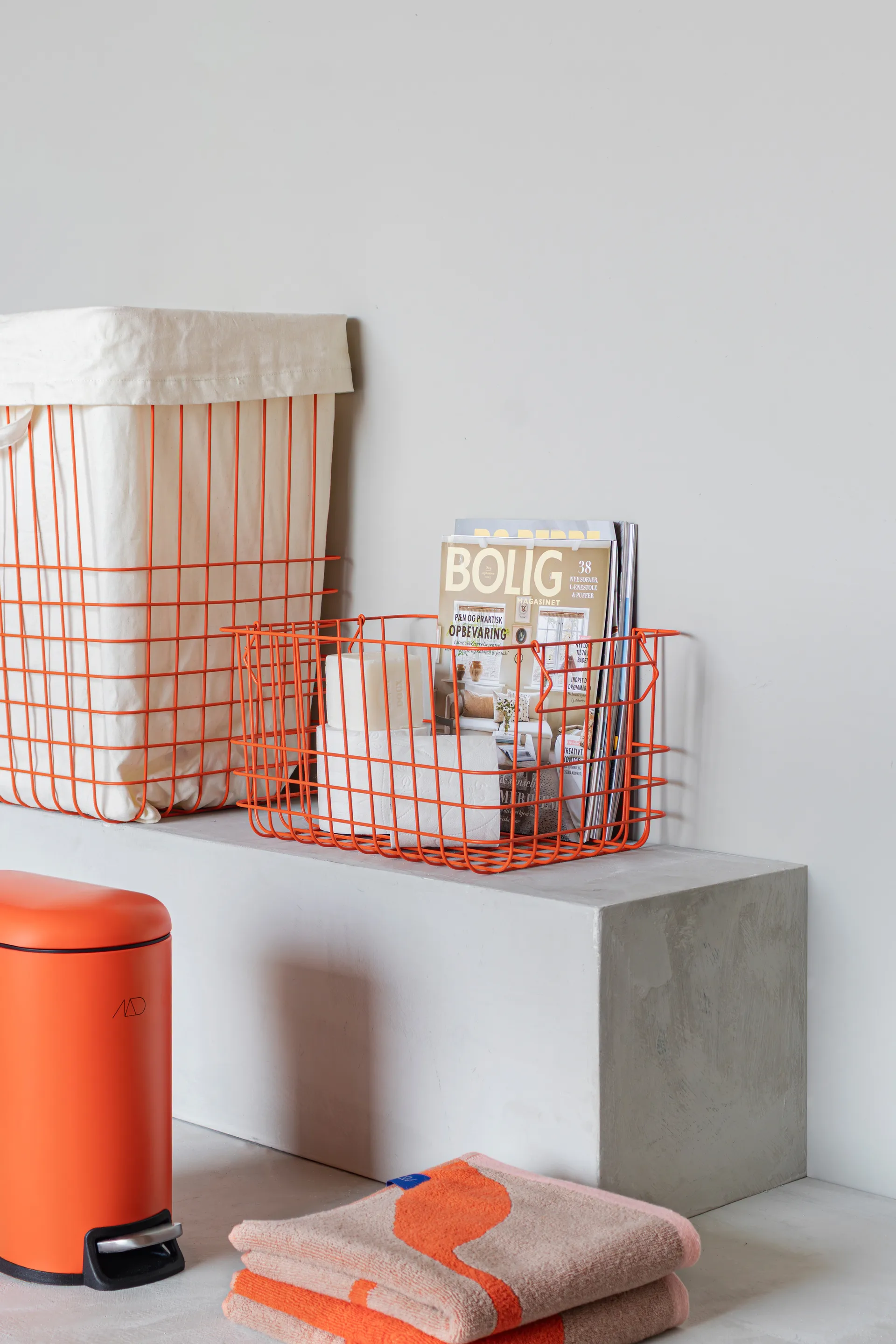 Mini-Walther pedaalemmer 5 L, Orange Mette Ditmer