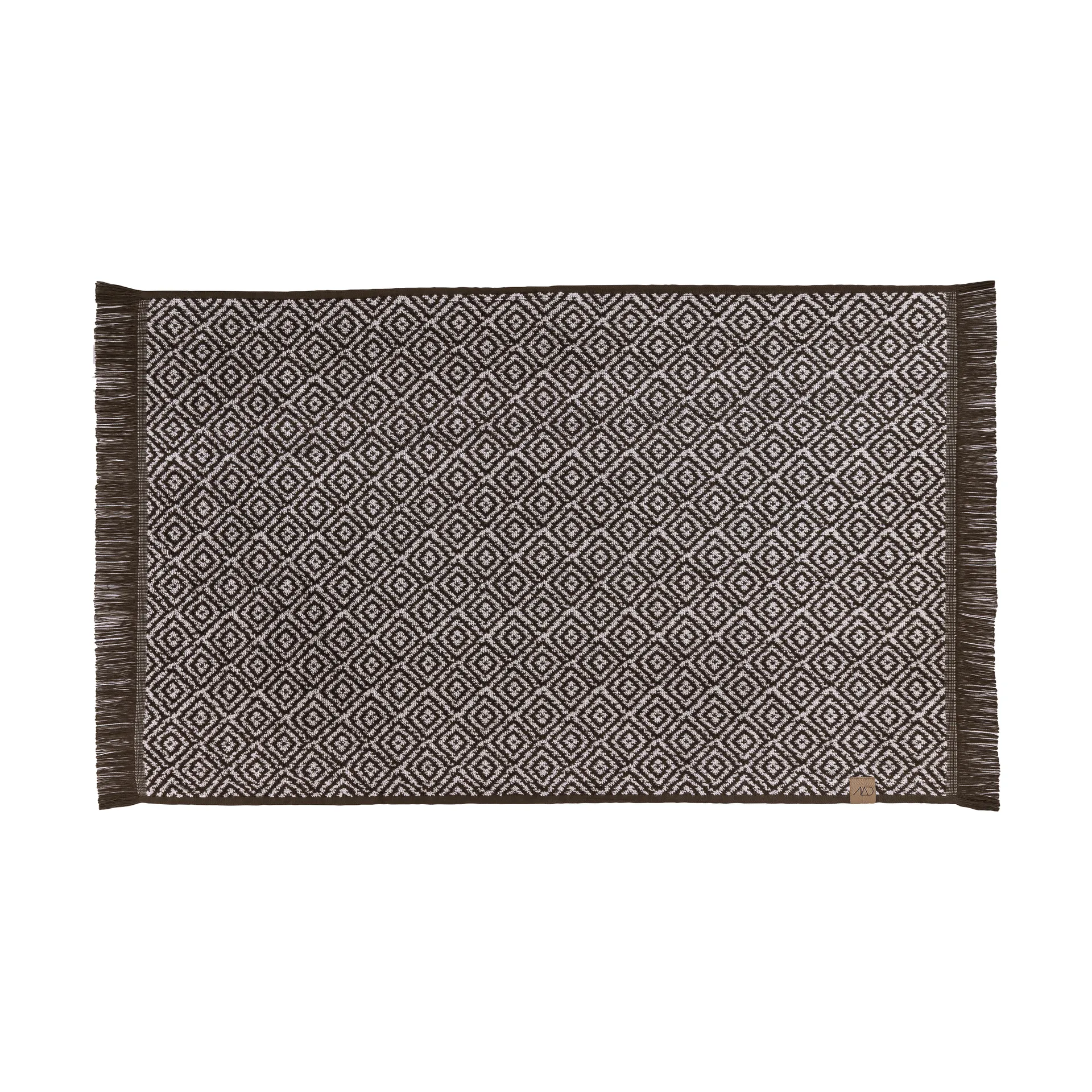 Morocco badmat 50x80 cm, Chocolate-off-white Mette Ditmer