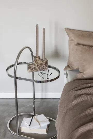 Moves bijzettafel - Chrome, 34,5x51x76,5 cm - Mette Ditmer