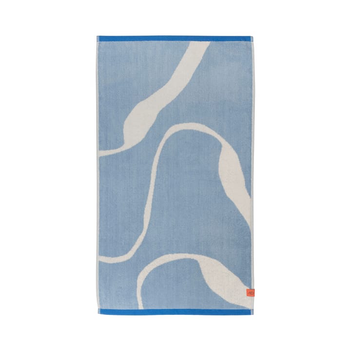 Nova Arte badhanddoek 70x133 cm - Light blue-off-white - Mette Ditmer