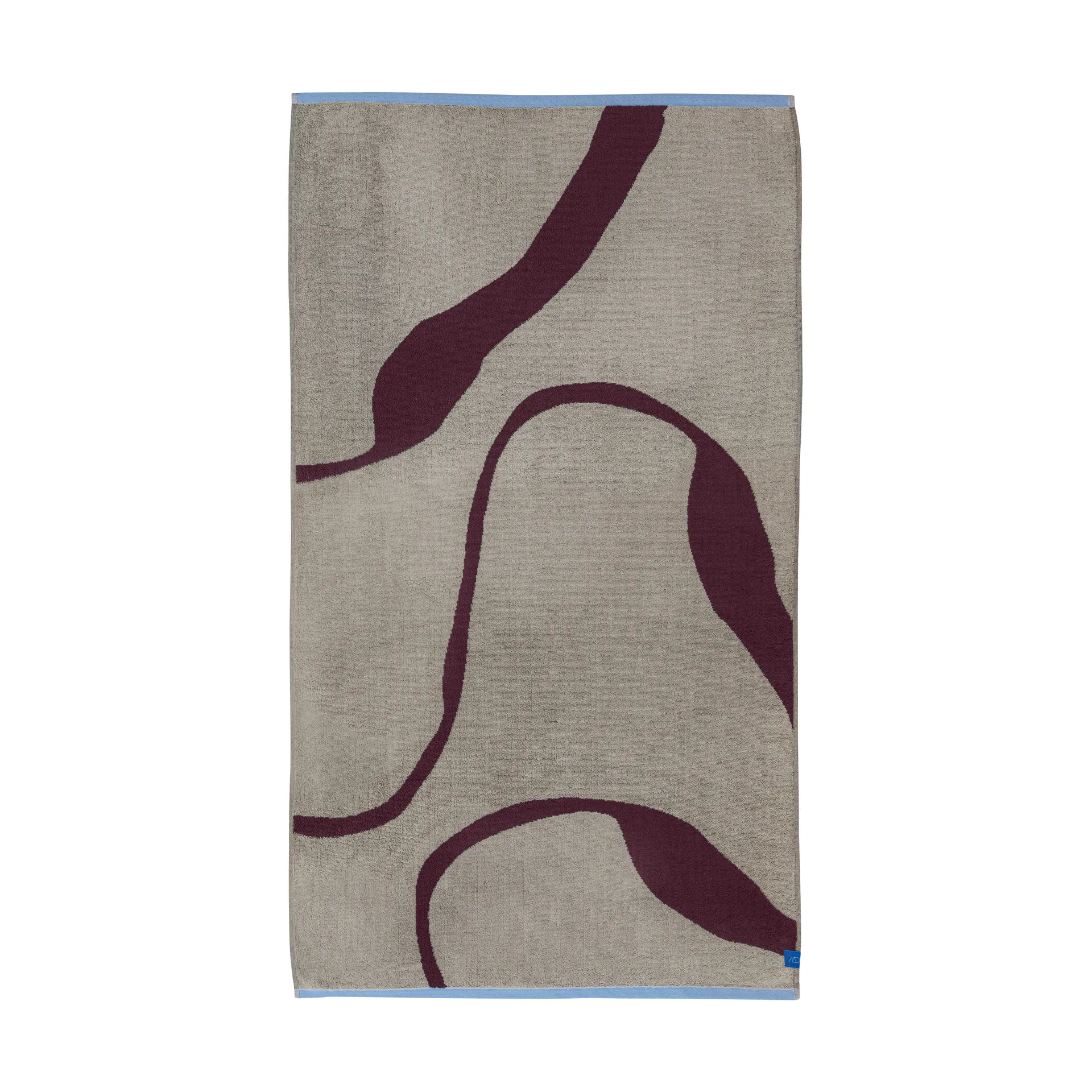 Nova Arte badhanddoek 70x133 cm, Wine-sand Mette Ditmer