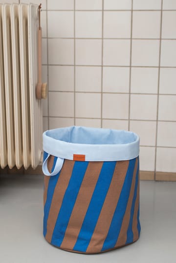 Nova Arte wasmand 40x40x50 cm - Cobalt-blush - Mette Ditmer