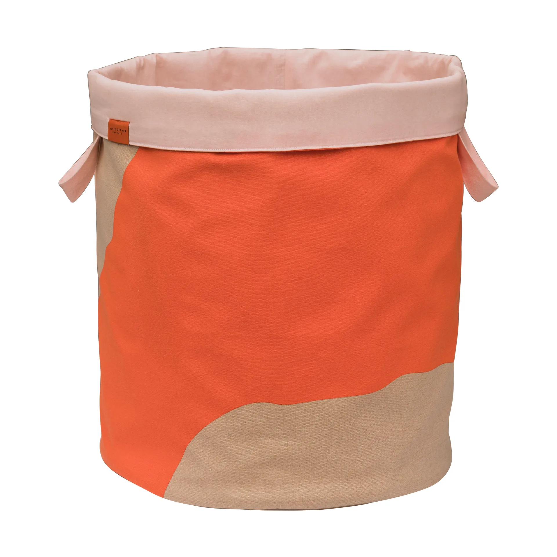 Nova Arte wasmand 40x40x50 cm, Latte-orange Mette Ditmer