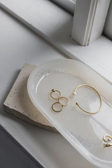 Opal dienblad - Linen, 14x25,5 cm - Mette Ditmer