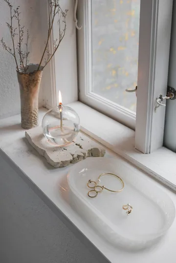 Opal dienblad - Linen, 14x25,5 cm - Mette Ditmer