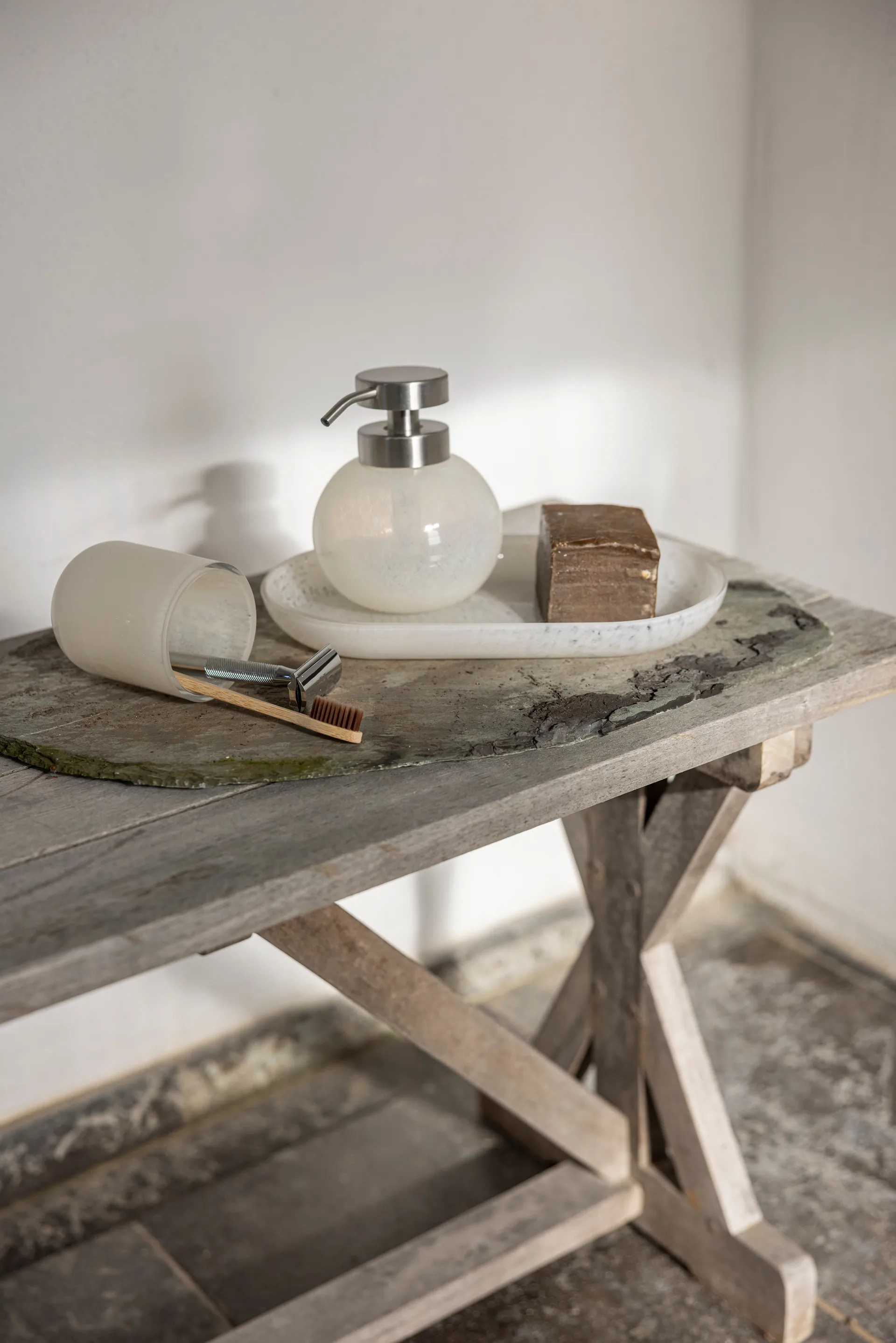 Opal tandenborstelhouder, Linen Mette Ditmer