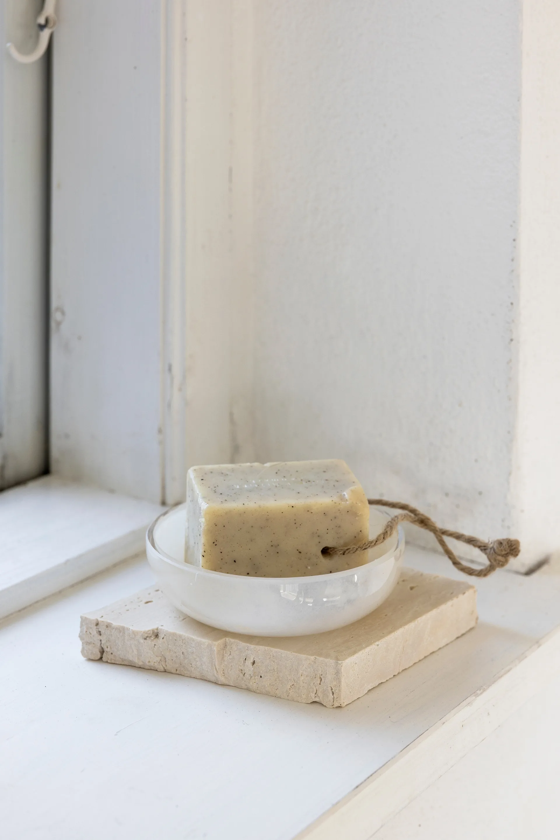 Opal zeepschaal, Linen Mette Ditmer