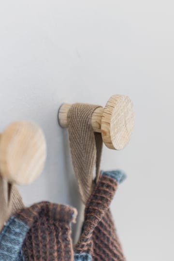 Point haak lang 2-pack - Eikenhout - Mette Ditmer