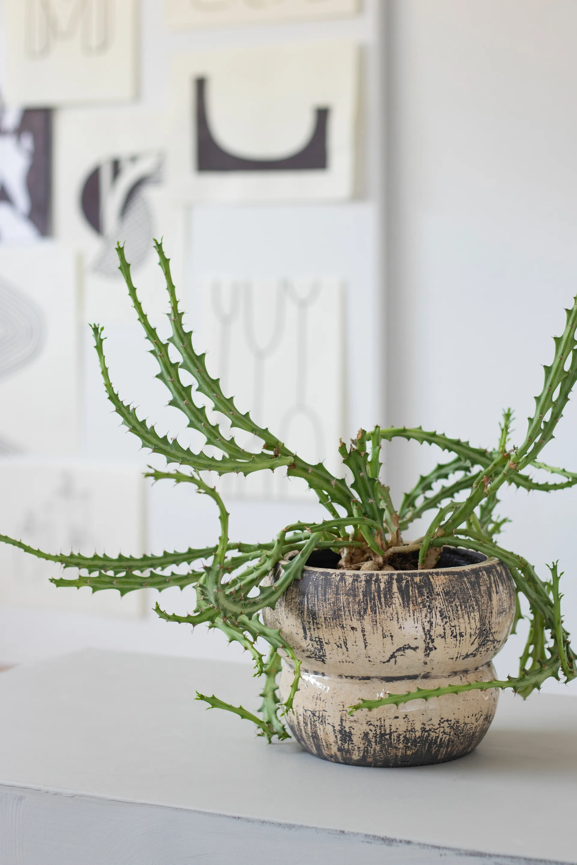 Raw bloempot Ø17 cm, Off-white Mette Ditmer