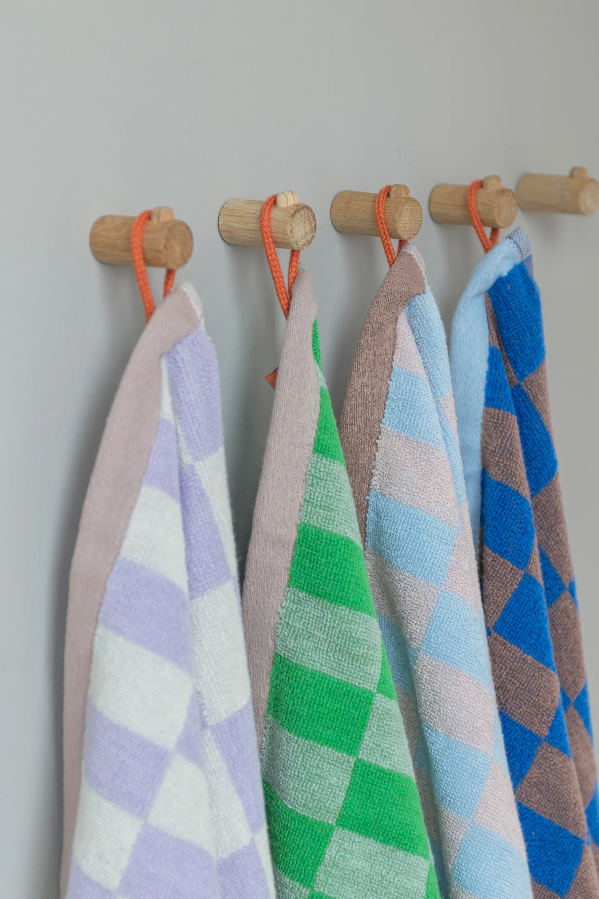 Retro gastendoek 40x55 cm 2-pack, Cobalt Mette Ditmer