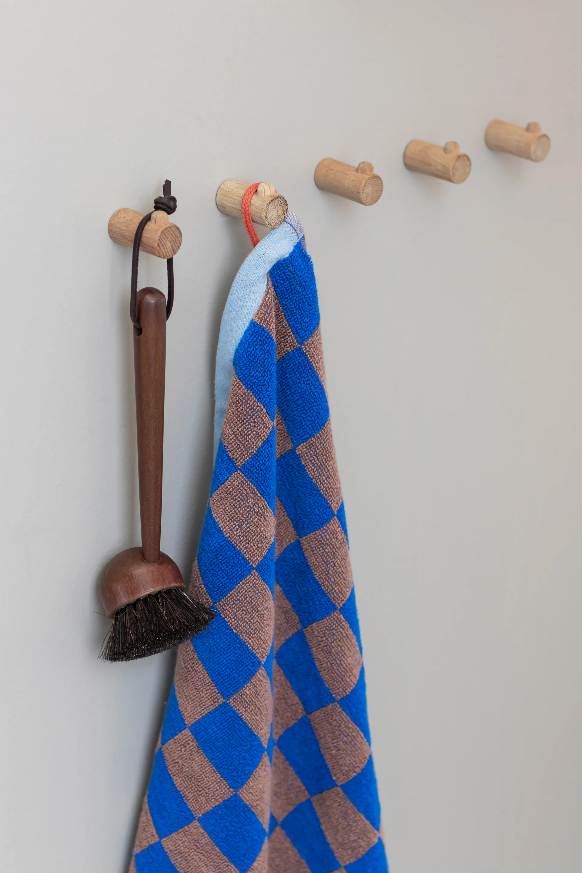 Retro gastendoek 40x55 cm 2-pack, Cobalt Mette Ditmer