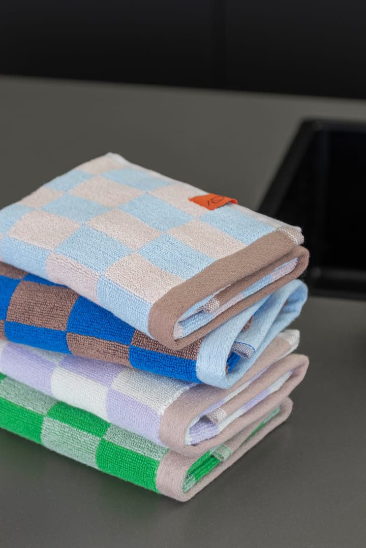 Retro gastendoek 40x55 cm 2-pack, Light blue Mette Ditmer