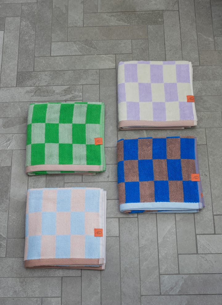 Retro handdoek 50x90 cm, Classic green Mette Ditmer