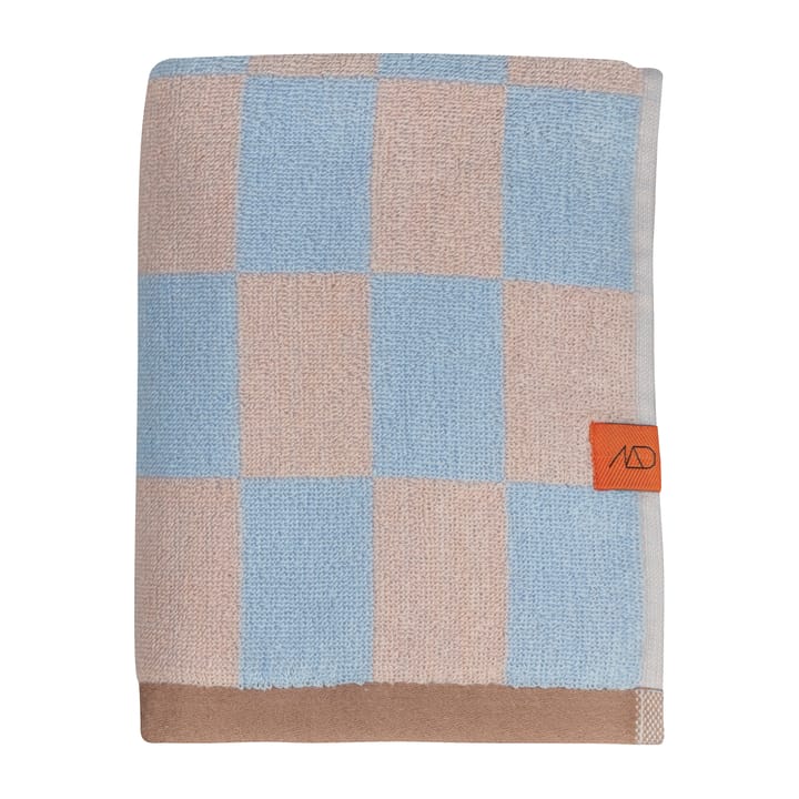 Retro handdoek 50x90 cm - Light blue - Mette Ditmer