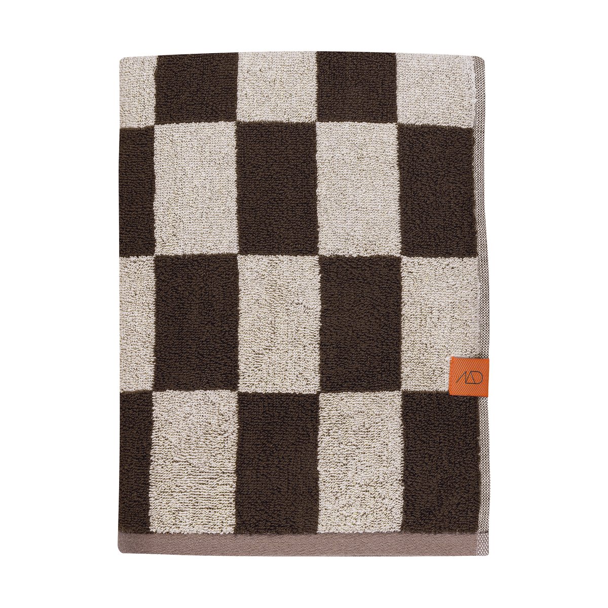 Mette Ditmer Retro handdoek 70x133 cm Chocolate | Scandinavisch Interieur | Badhanddoeken | Bruin