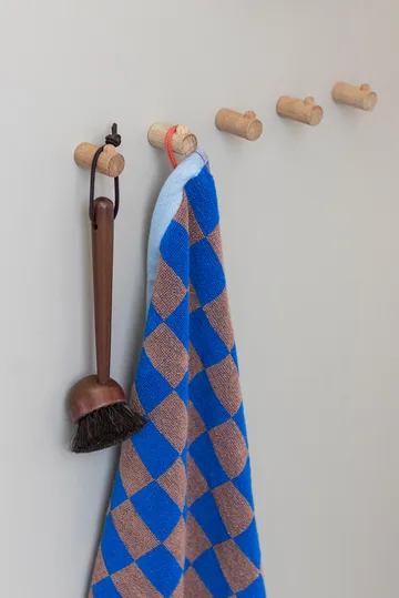 Retro handdoek - Cobalt, 40x55 cm, 2-pack - Mette Ditmer