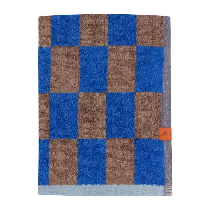 Retro handdoek - Cobalt, 70x133 cm - Mette Ditmer