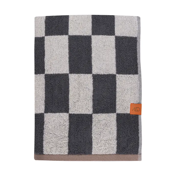 Retro handdoek - Dark grey, 70x133 cm - Mette Ditmer
