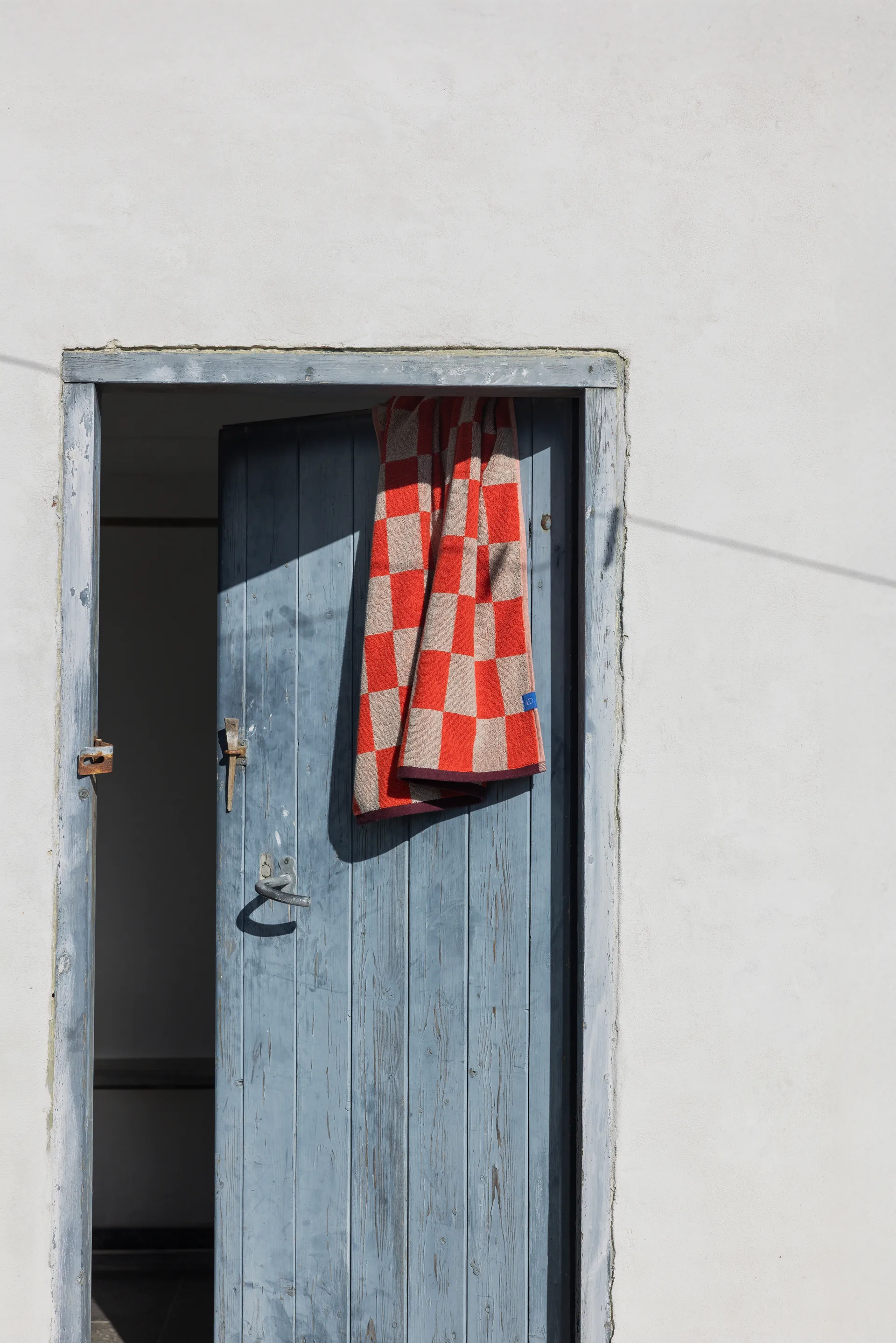 Retro handdoek, Dark orange, 50x90 cm Mette Ditmer