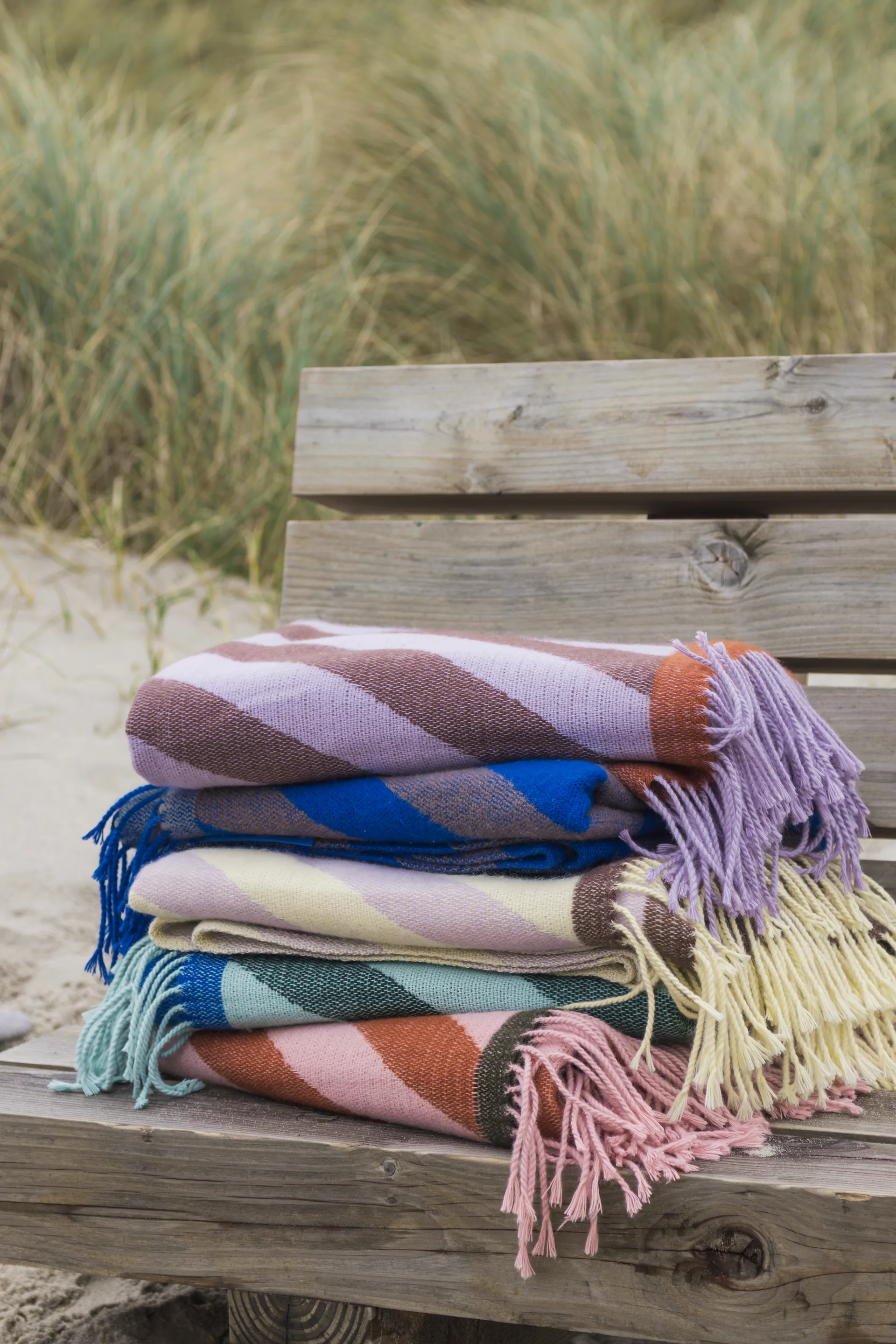 Retro plaid 125x170 cm, Rust Mette Ditmer