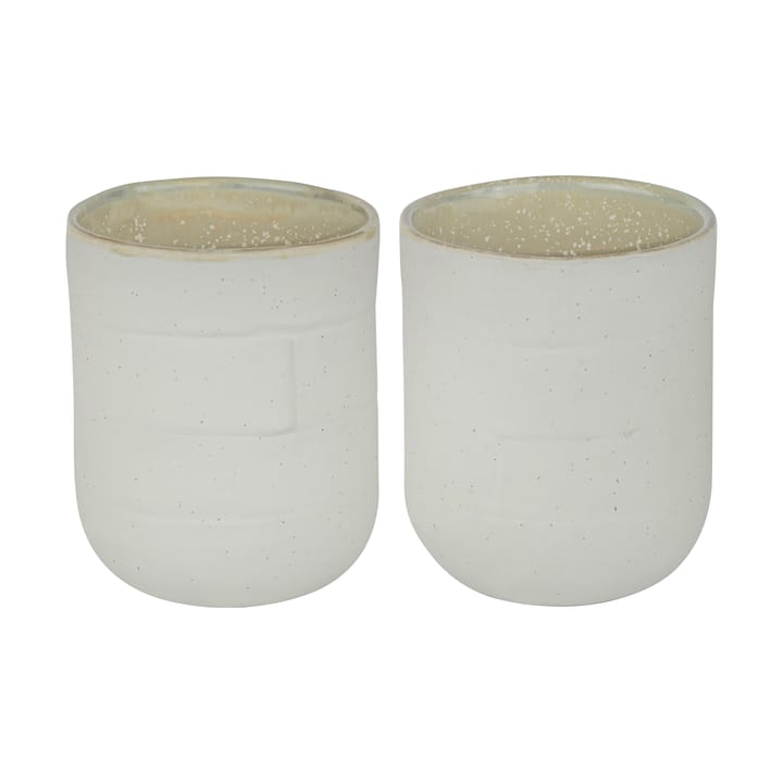 Sand Grain mok 30 cl 2-pack - Straw - Mette Ditmer