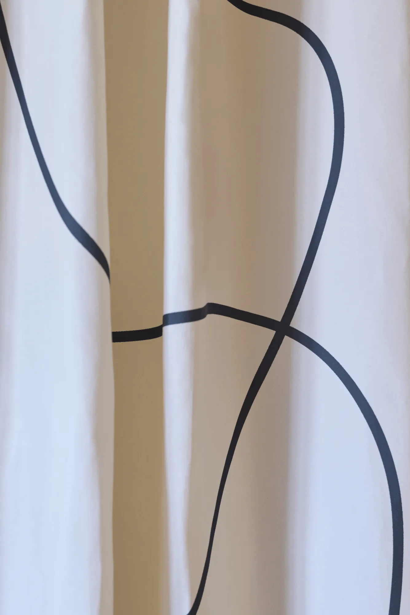 Shadow douchegordijn, Wit, 150x200 cm Mette Ditmer
