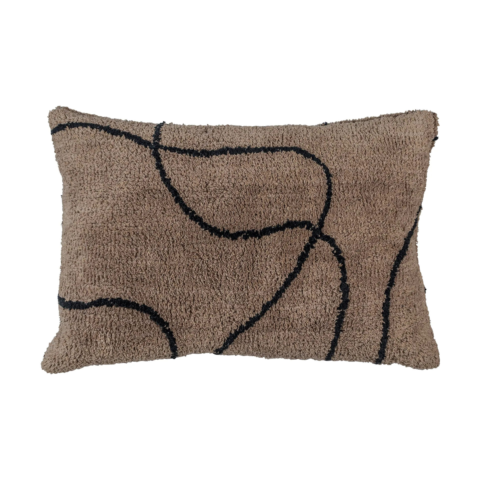 Shadow tuftat kussenhoes 40x60 cm, Brown Mette Ditmer