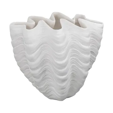 Shell vaas - Large, 30 cm, white - Mette Ditmer