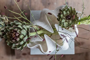 Shell vaas - Large, 30 cm, white - Mette Ditmer