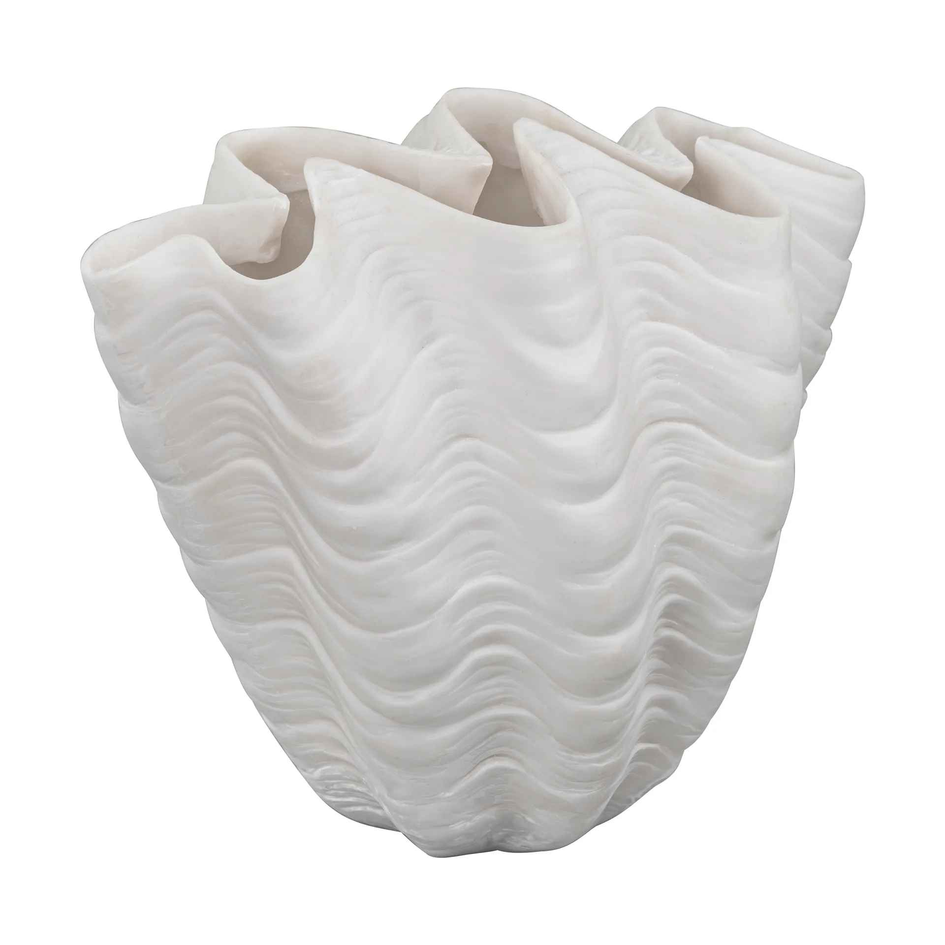 Shell vaas, Small, 22 cm, white Mette Ditmer