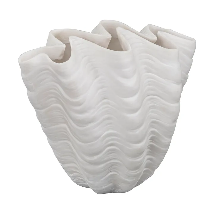 Shell vaas - Small, 22 cm, white - Mette Ditmer