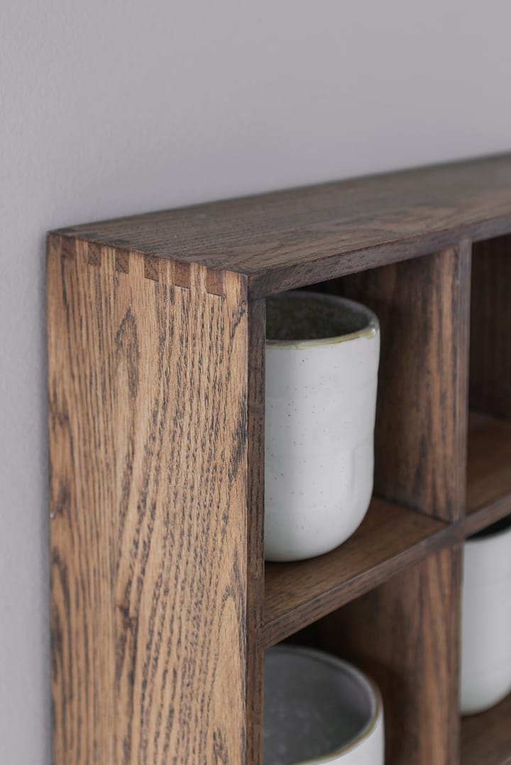 Showcase wandplank 40x53 cm, Dark oiled oak Mette Ditmer