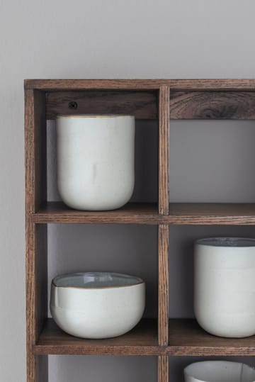 Showcase wandplank 40x53 cm - Dark oiled oak - Mette Ditmer