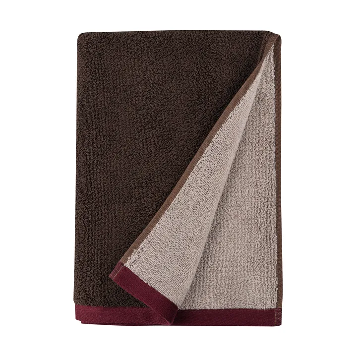 Soft badhanddoek 70x133 cm - Brown-sand - Mette Ditmer