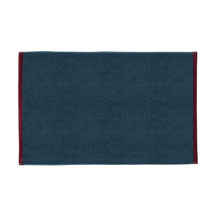 Soft badmat 50x80 cm - Midnight blue-light grey - Mette Ditmer