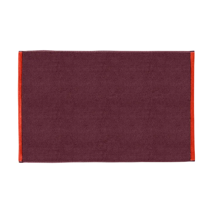 Soft badmat 50x80 cm - Rood-Grijs (rood-grijs) - Mette Ditmer