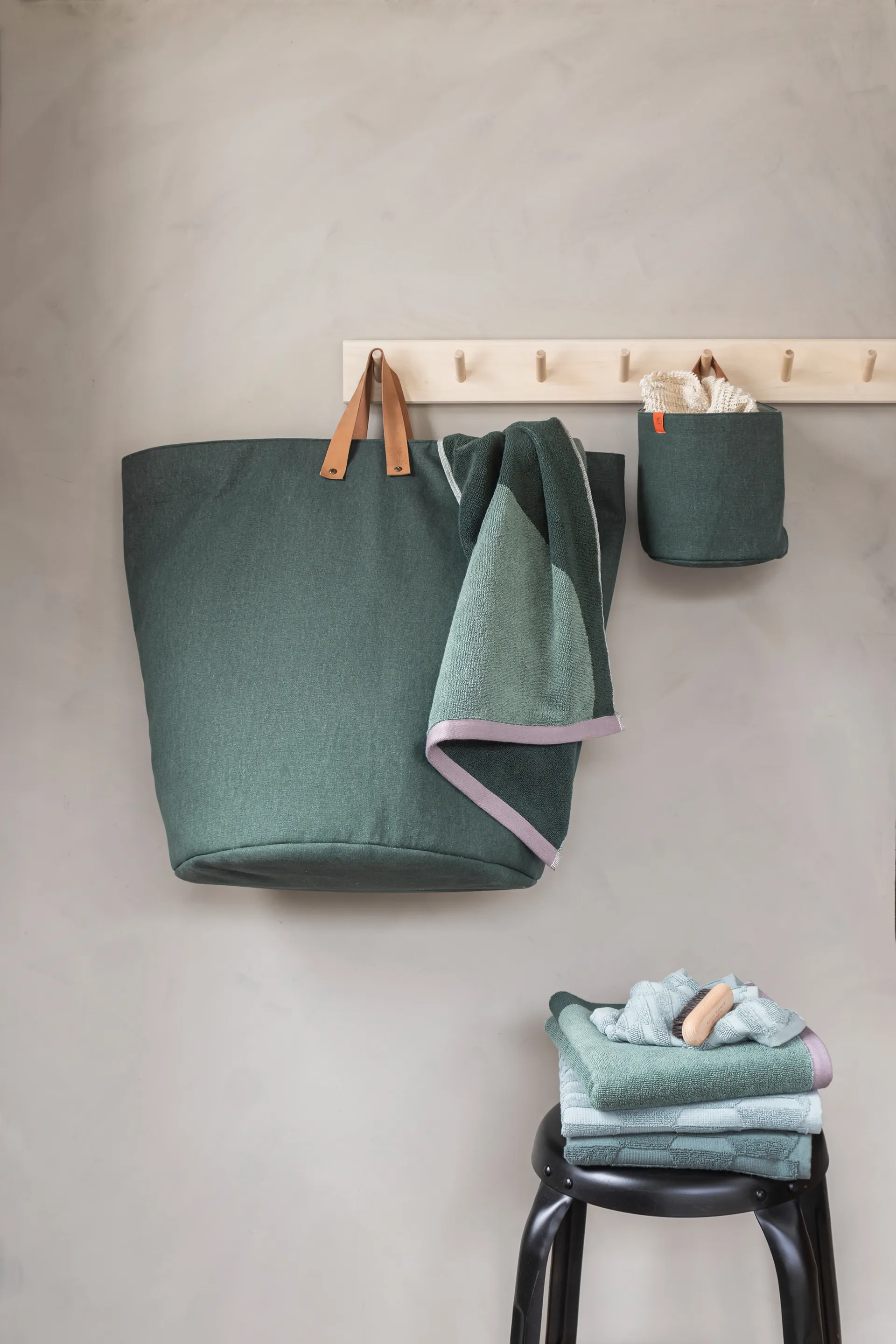 Sort It wasmand, Pine green Mette Ditmer