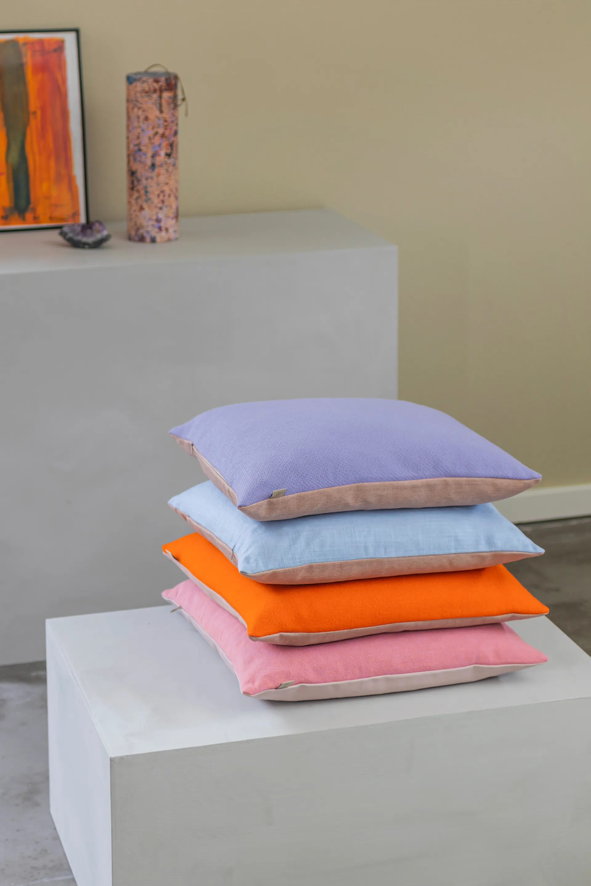 Spectrum kussen 50x50 cm, Orange-peach Mette Ditmer