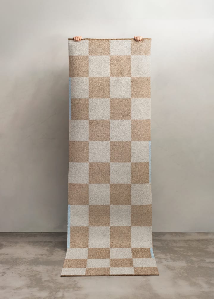 Square all-round loper, Camel, 77x240 cm Mette Ditmer