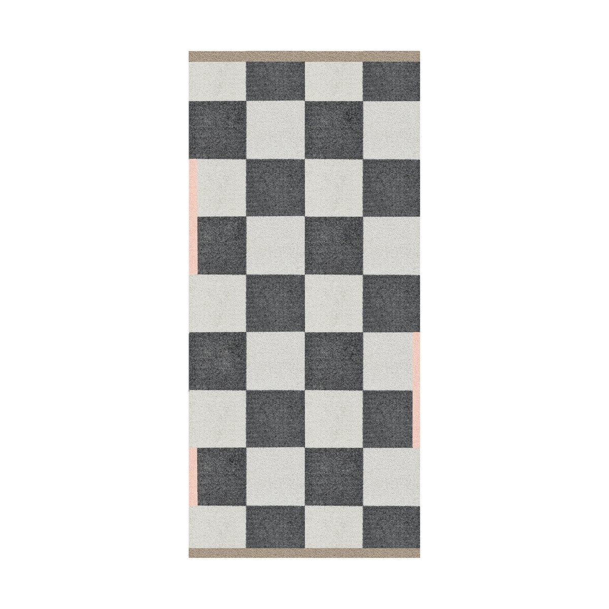 Mette Ditmer Square all-round loper Dark grey, 70x150 cm