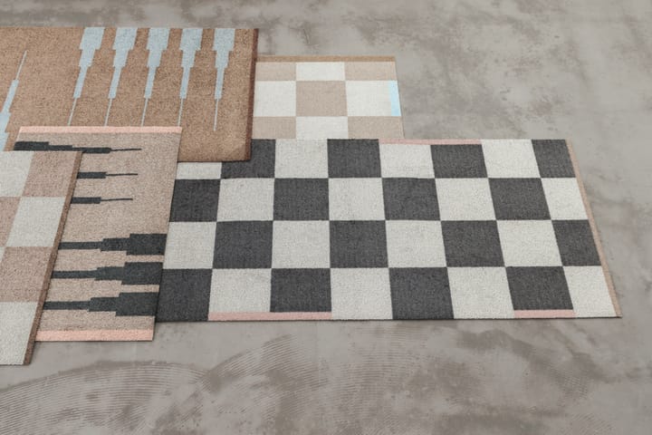 Square all-round loper, Dark grey, 70x150 cm Mette Ditmer
