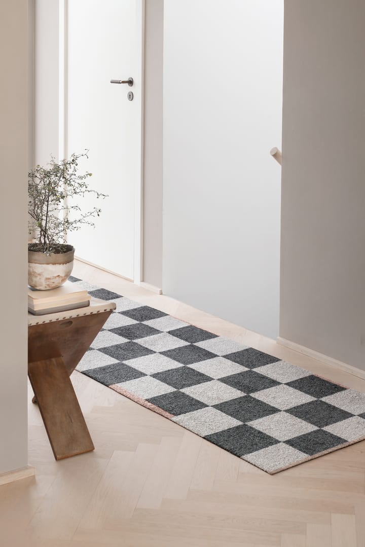 Square all-round loper, Dark grey, 77x240 cm Mette Ditmer