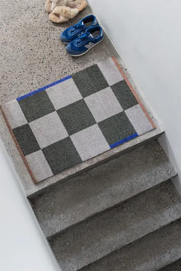 Square all-round matta small - Dark olive - Mette Ditmer