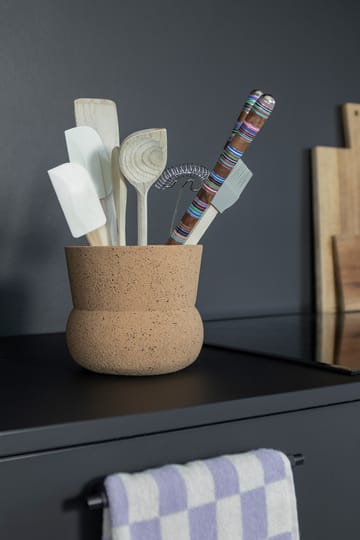 Stone bloempot Ø17 cm - Ochre - Mette Ditmer