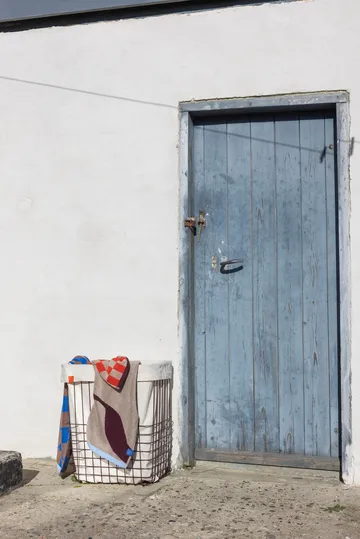 Store-it opbergmand met katoenen zak large - Wine - Mette Ditmer